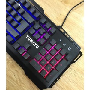 Bàn phím giả cơ Gaming Tomato S200 Led 4 298eda8347b2d9e1a65616fb85c55b49