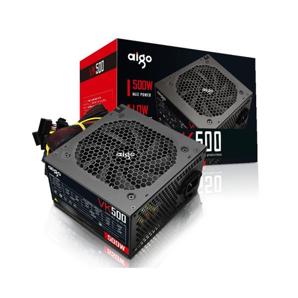PSU nguồn máy tính AIGO VK550 - 500W (Màu Đen)