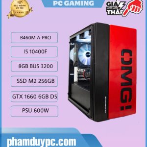 PDPC Online C08 (I5-10400F / B460 / 8GB RAM / 120GB SSD / VGA GTX 1660TI)