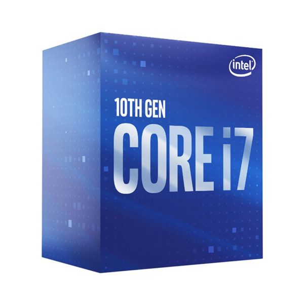 CPU Intel Core i7-10700F (Socket LGA 1200 | 2.9GHz turbo up to 4.8GHz | 8 nhân 16 luồng | 16MB Cache)