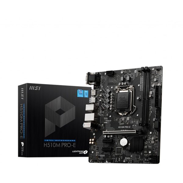 Mainboard MSI H510M PRO-E (Socket LGA 1200 | Mirco-ATX | 2 khe Ram DDR4)