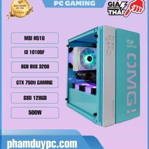 PDPC Online C04 (I3-10105F / H510 / 8GB RAM / 128GB SSD / VGA GTX 750TI GAMING)