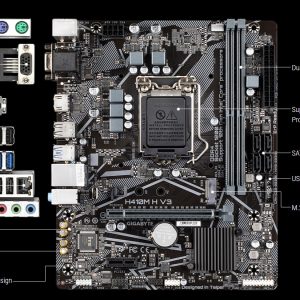 Mainboard Gigabyte H410M-H V3 (Socket 1200 | m-ATX | 2 khe Ram DDR4) 3 mainboardgigabyteh410m hv3 1