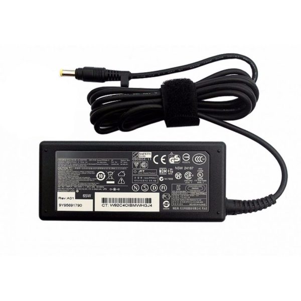 Sạc Laptop HP Đầu Vàng (Adapter Laptop HP 18.5V-3.5A-65W) 4.8mm X 1.7mm N193 ADP-65HB FC