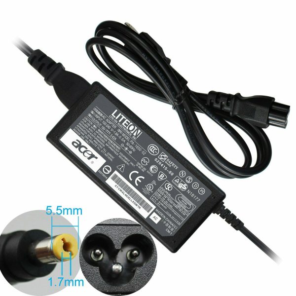 Sạc Laptop Acer Aspire 14 E5-411 19v-3.42A-65w (Connector 5.5 x 1.7MM)
