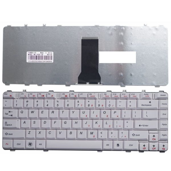 Bàn phím Laptop Lenovo IdeaPad V460, B460, Y450, Y450A, Y450G, Y460P, Y550, Y560P ( Black - White )