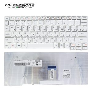 RU Putih Frame Keyboard untuk Laptop Lenovo S100 S110 S10 3 S10 3s V12318BBS1 RU Bahasa