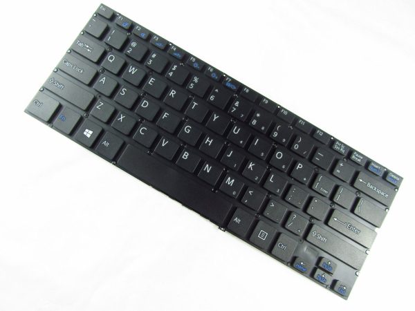 Bàn phím Laptop Sony Vaio SVF142A23T, SVF1432ACXW, SVF143A1QT ( Cáp Cong - Màu Đen )