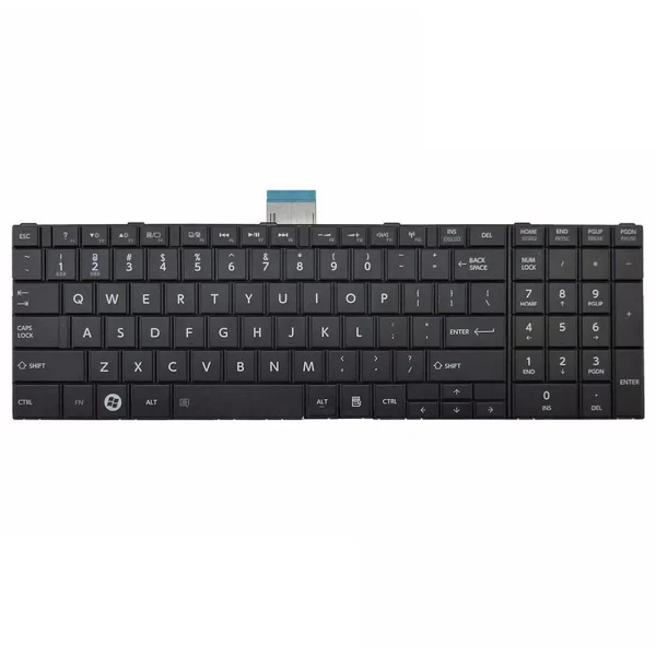 Bàn phím Laptop Toshiba Satellite C850, C855, C870, C875, L850, L855, L870, l950, P850, S850, S855, S870, S875 (Màu Đen hoặc Trắng)